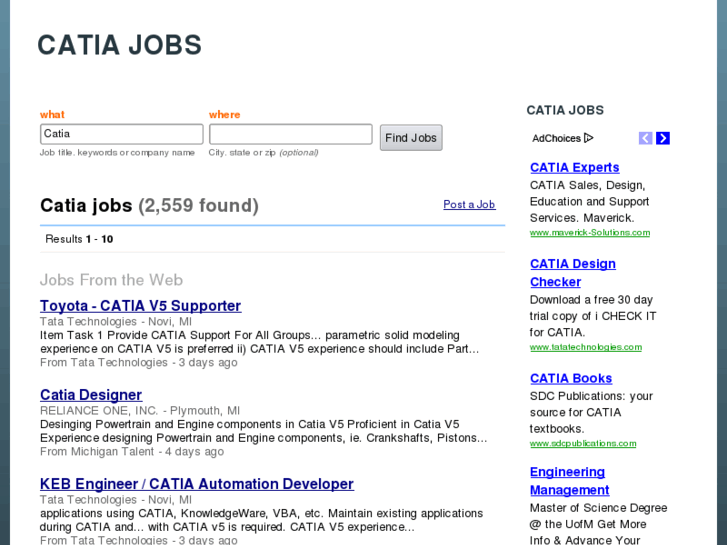 www.catiajobs.org