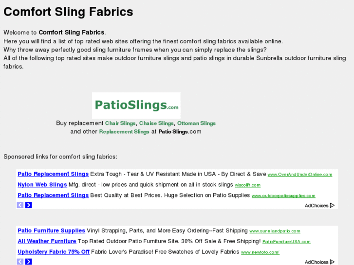 www.comfortslingfabrics.com