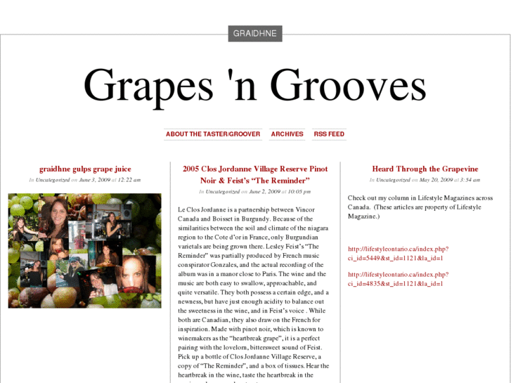 www.grapesandgrooves.com