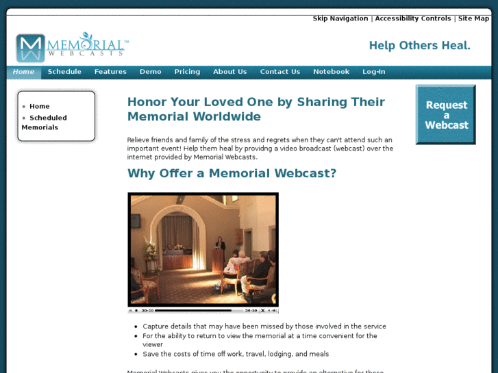 www.memorialwebcasts.com