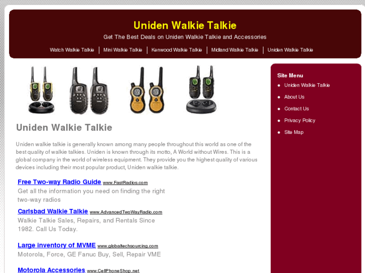 www.unidenwalkietalkie.com