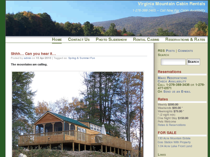 www.virginiamountaincabinrentals.com