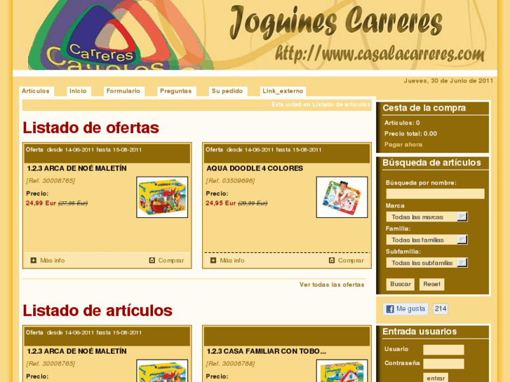 www.casalacarreres.com