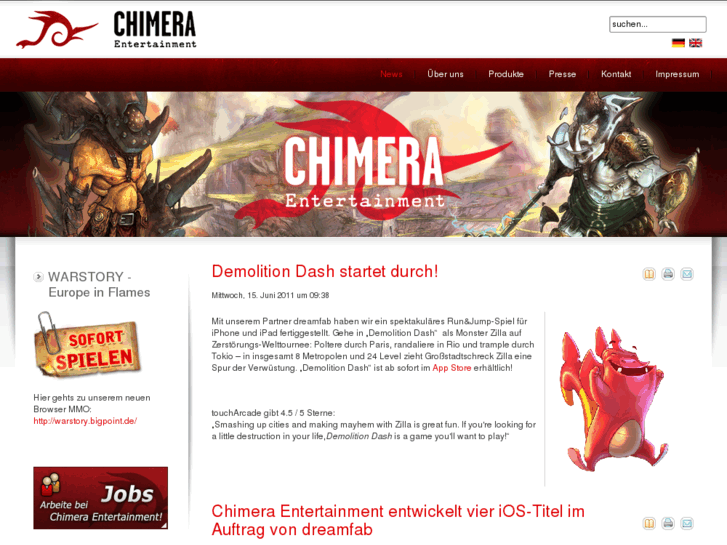 www.chimera-entertainment.com