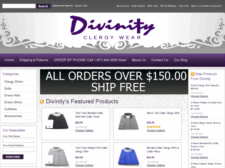 www.divinityclergywear.com