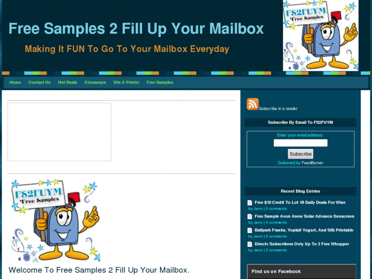 www.freesamples2fillupyourmailbox.com