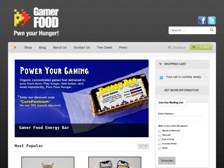 www.gamerfood.com