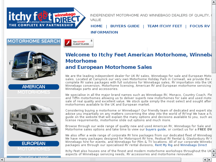 www.itchyfeetmotorhomes.com