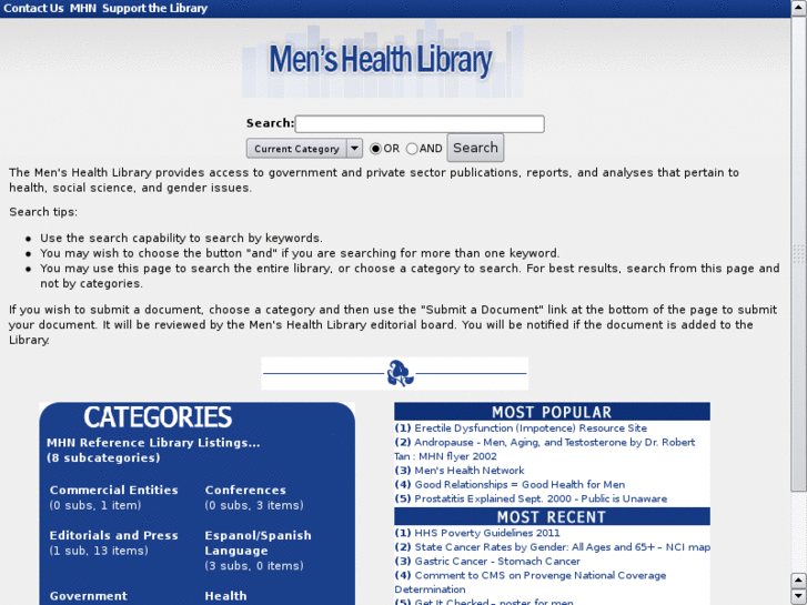 www.menshealthlibrary.biz