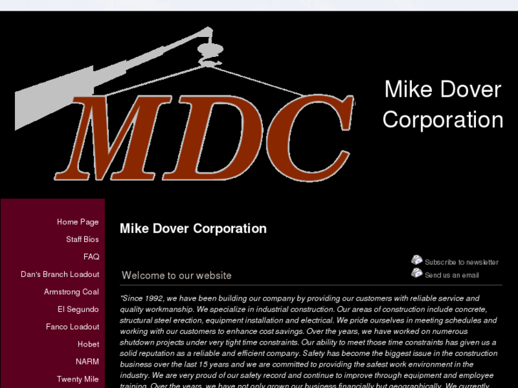 www.mikedovercorp.com