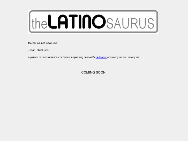 www.thelatinosaurus.com