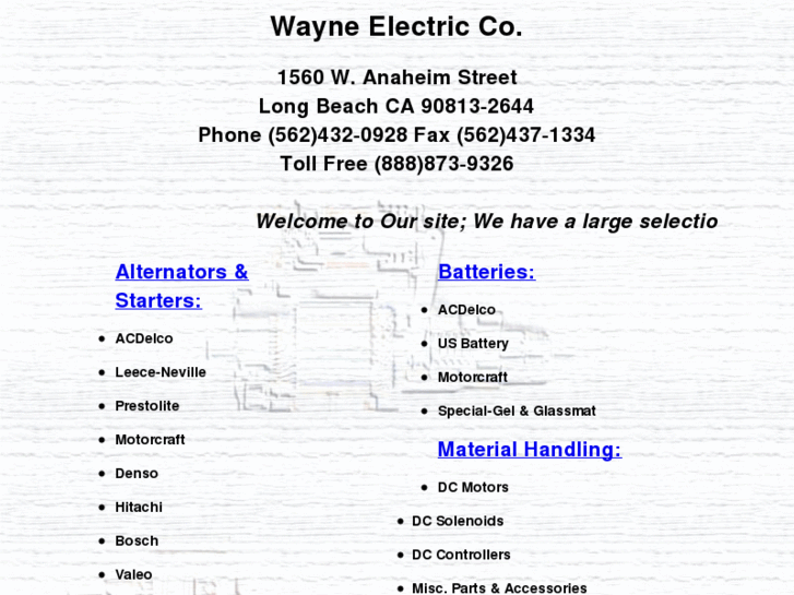 www.wayneelectric.com