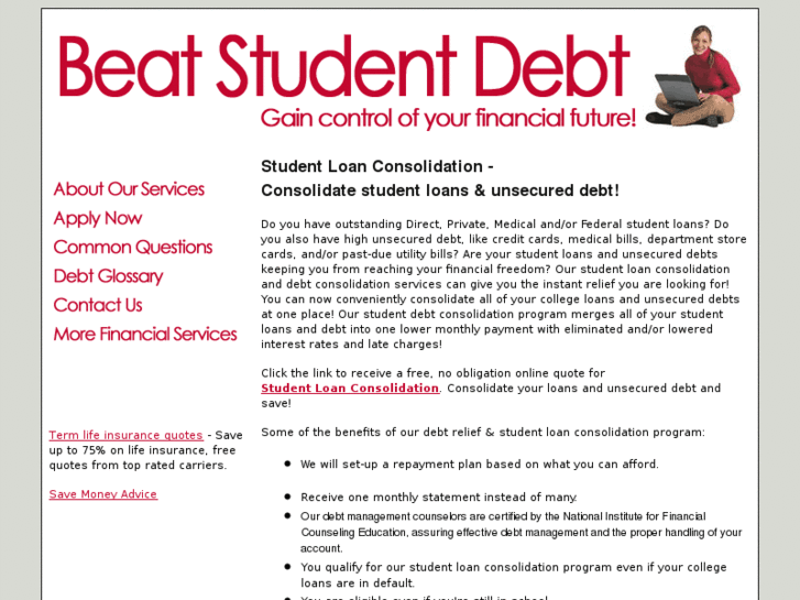 www.beatstudentdebt.com