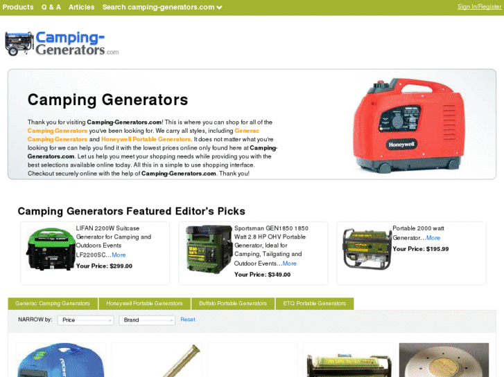 www.camping-generators.com