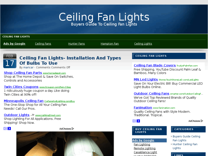 www.ceilingfanlights.net