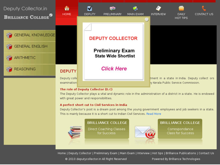 www.deputycollector.in