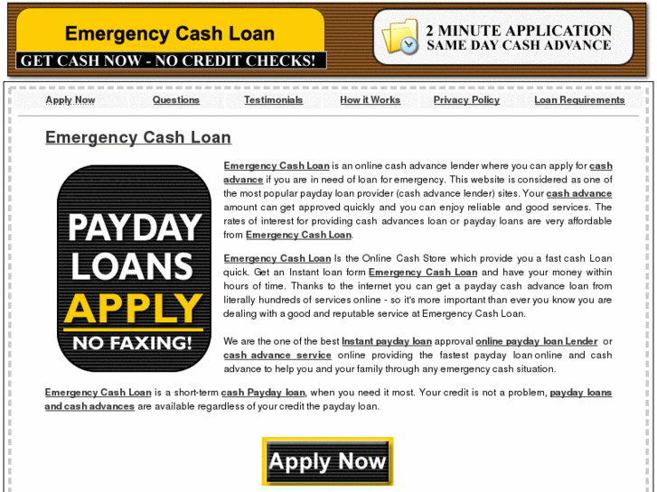 www.emergencycashloan.info