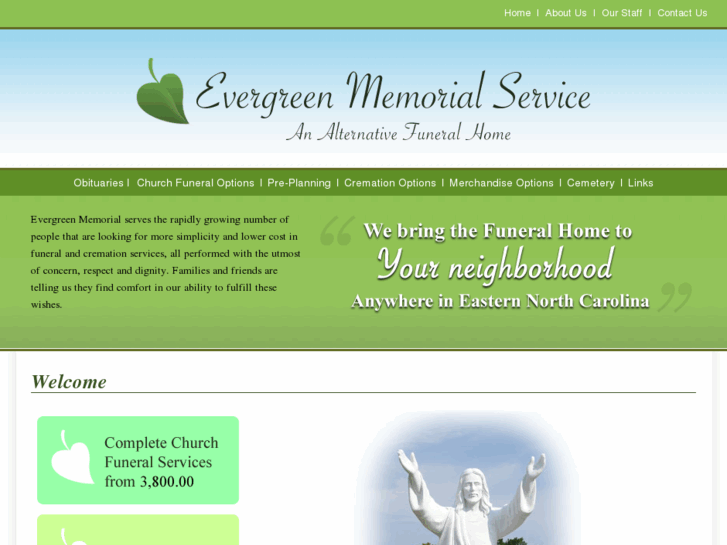 www.evergreenmemorialservice.com