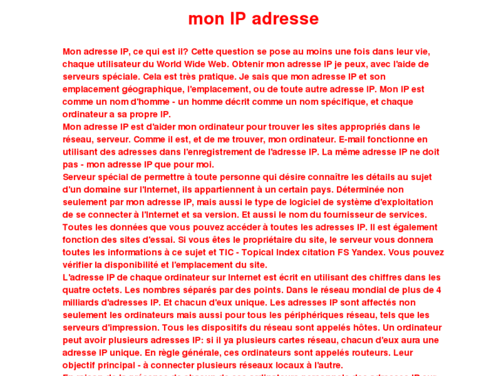 www.mon-ip-adresse.com