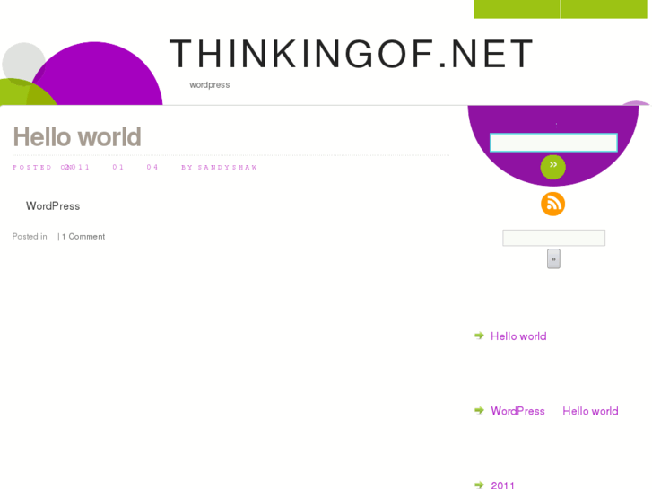 www.thinkingof.net