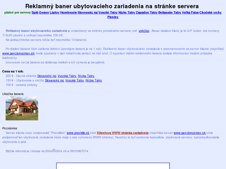 www.baner.sk