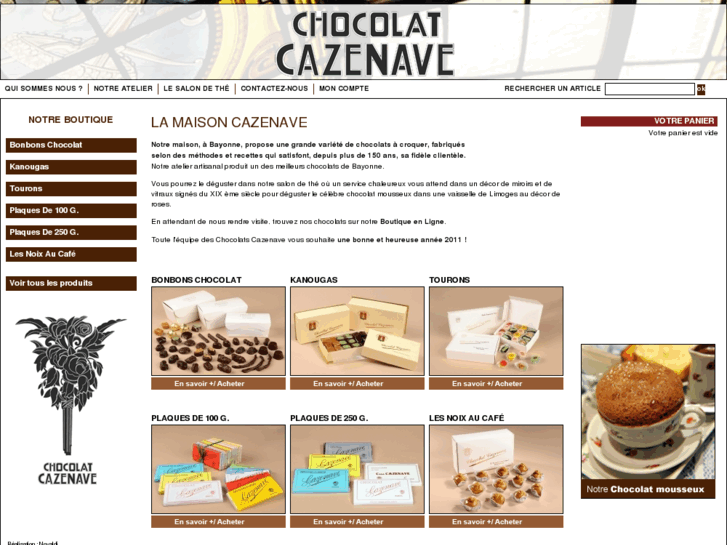 www.chocolats-cazenave.fr