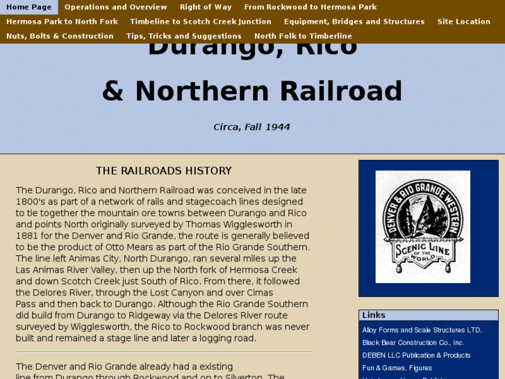 www.durangoriconorthernrailroad.com