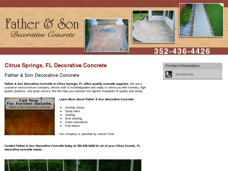 www.fatherandsondecorativeconcrete.com