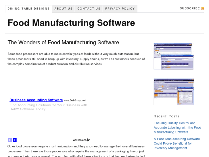 www.foodmanufacturingsoftware.com