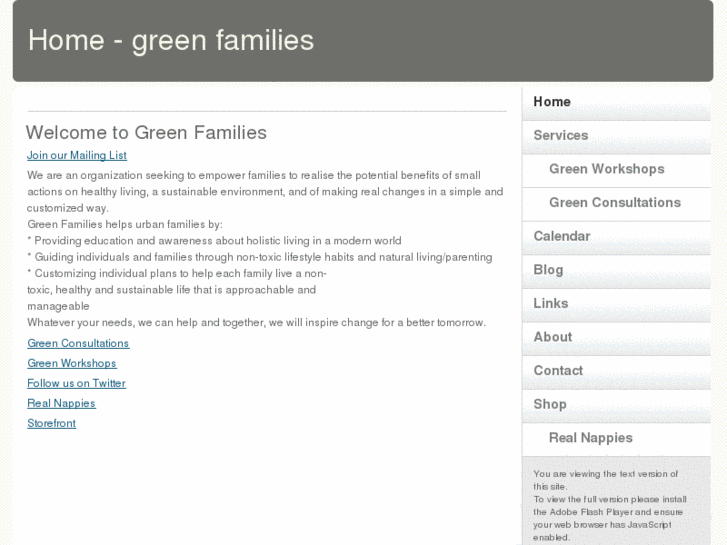 www.greenfamilies.co.uk