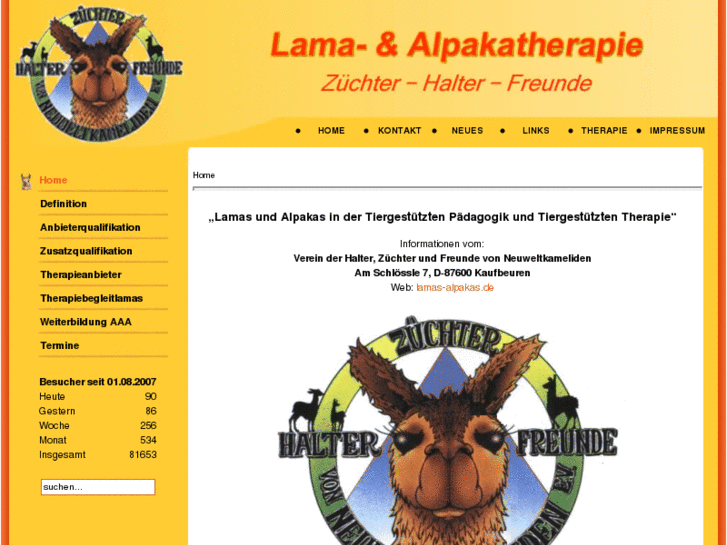 www.lama-alpaka-therapie.de