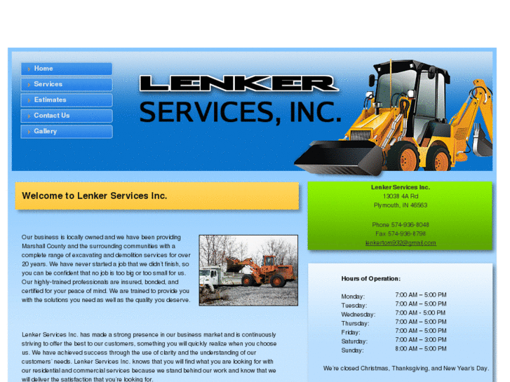 www.lenkerexcavatingandservices.com