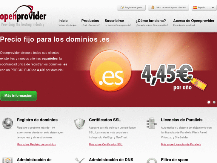 www.openprovider.es