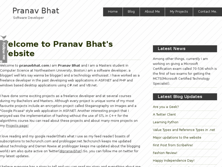 www.pranavbhat.com