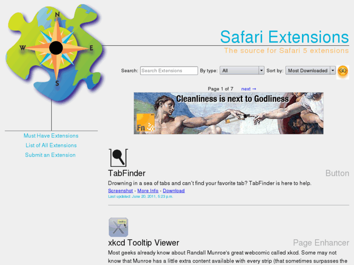 www.safariextensions.org