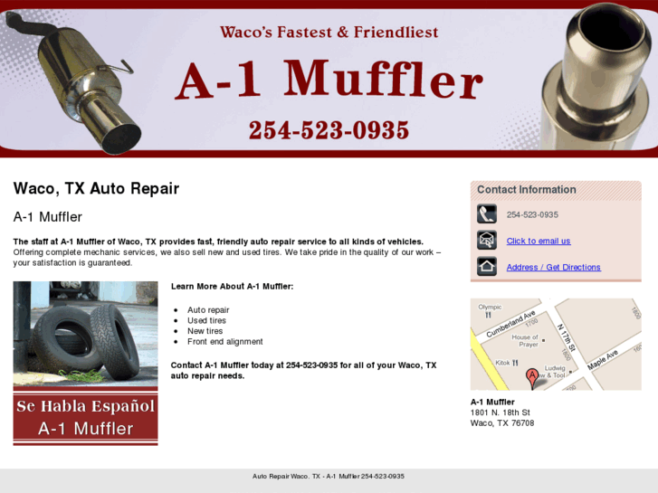 www.a-1mufflerwaco.com