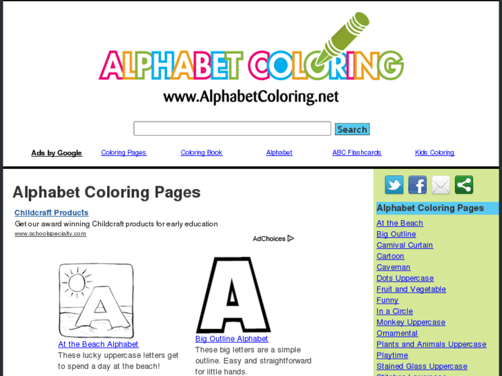 www.alphabetcoloring.net