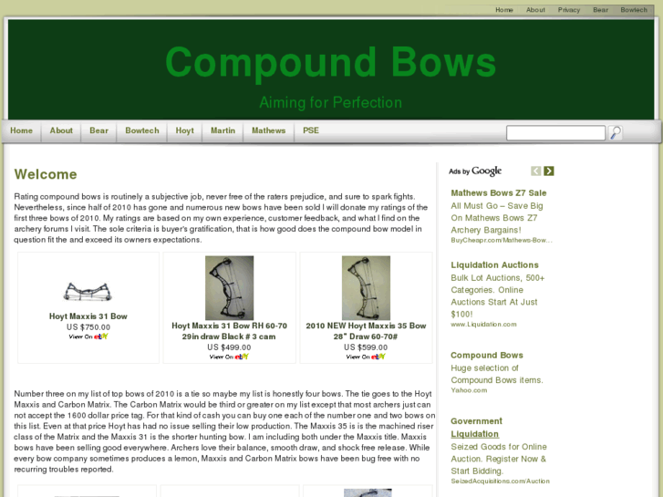 www.compoundbowsforsale.net