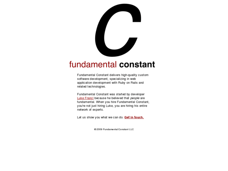 www.fundamentalconstant.net