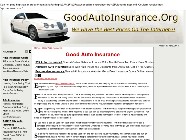 www.goodautoinsurance.org