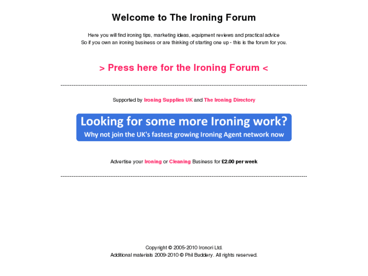 www.ironingforum.com