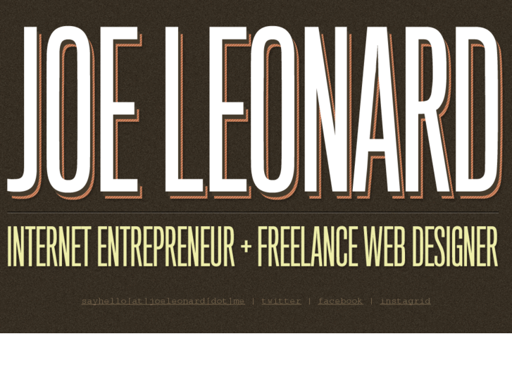 www.joeleonard.me
