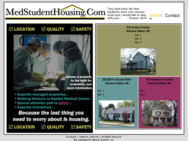 www.medstudenthousing.com