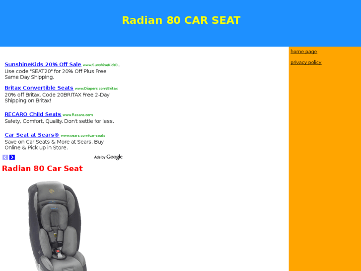 www.radian80carseat.org