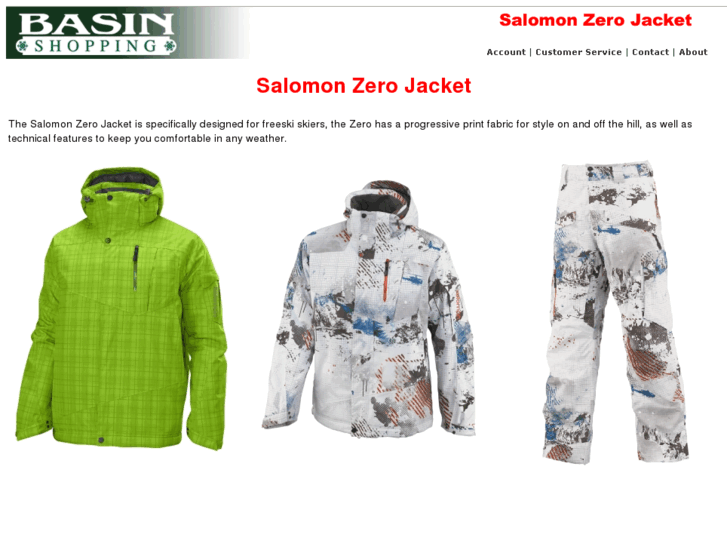 www.salomonzerojacket.com