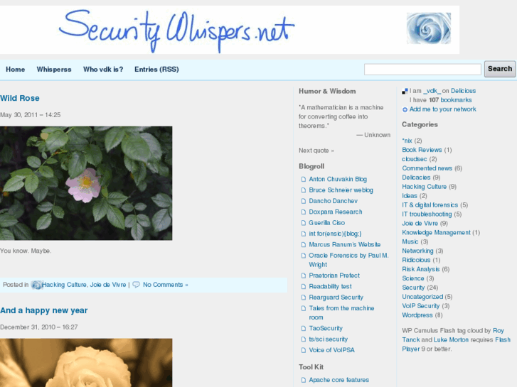 www.securitywhispers.net