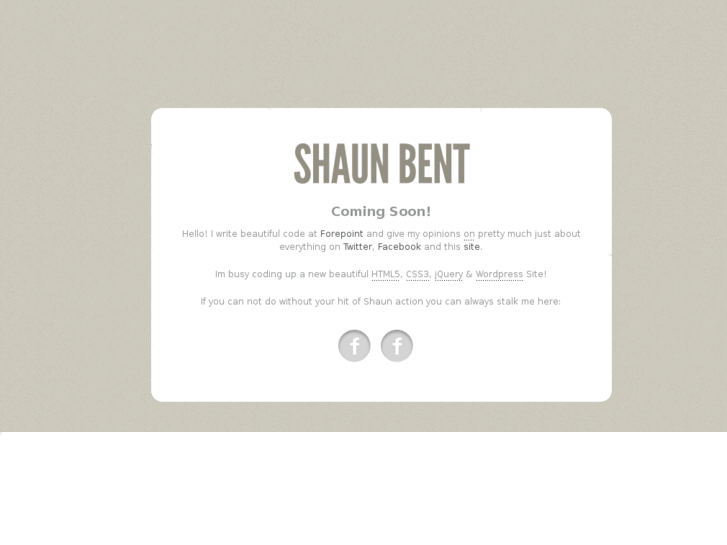 www.shaunbent.co.uk