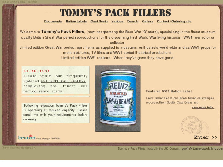 www.tommyspackfillers.com