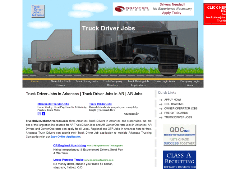 www.truckdriverjobsinarkansas.com