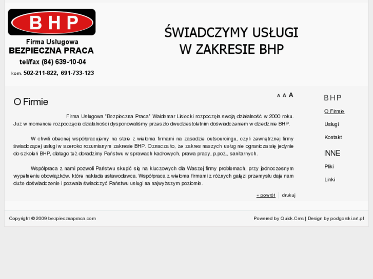 www.bezpiecznapraca.com